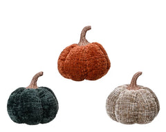 Fabric Pumkins - 3 Colours
