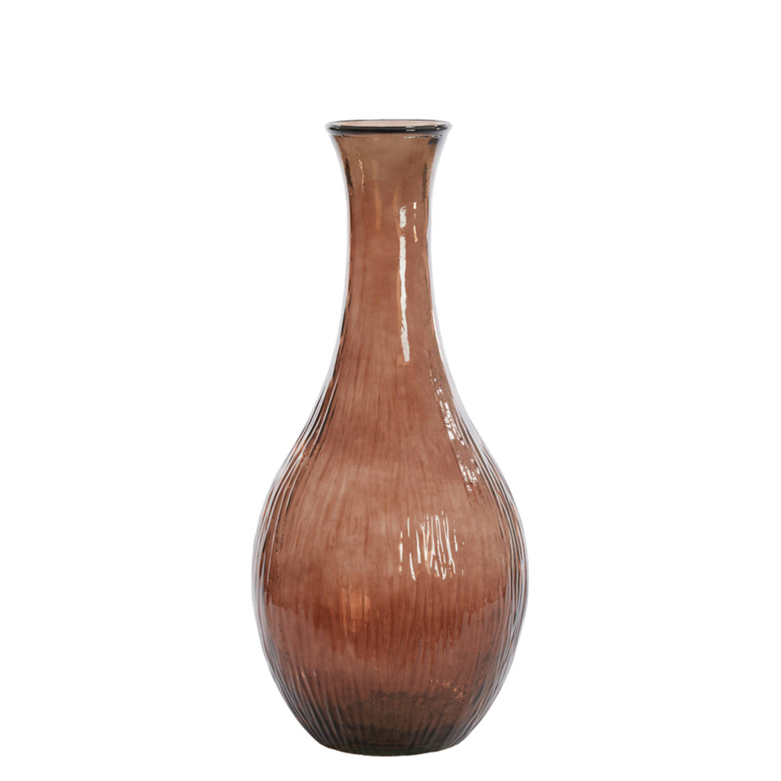 Glass Brown Vase