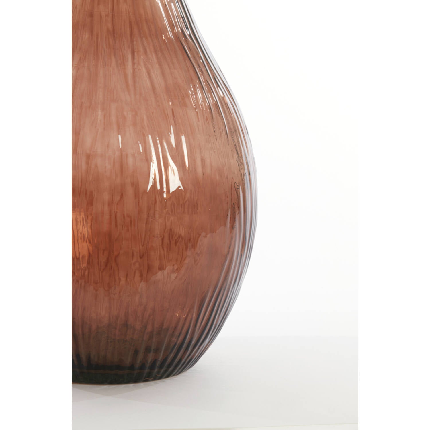 Glass Brown Vase