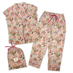 Vintage Floral Print Pyjamas