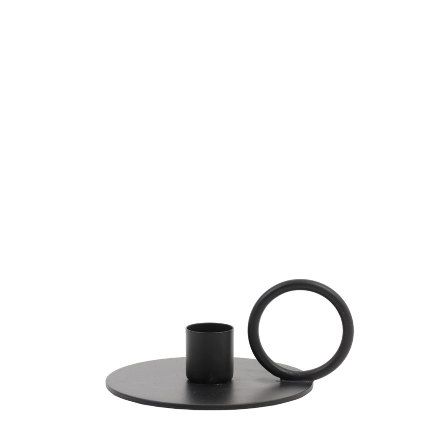 Oezaka Black Candle Holder