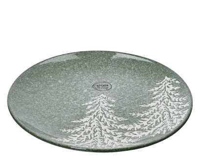 Glazed Christmas Tree Breakfast Plates