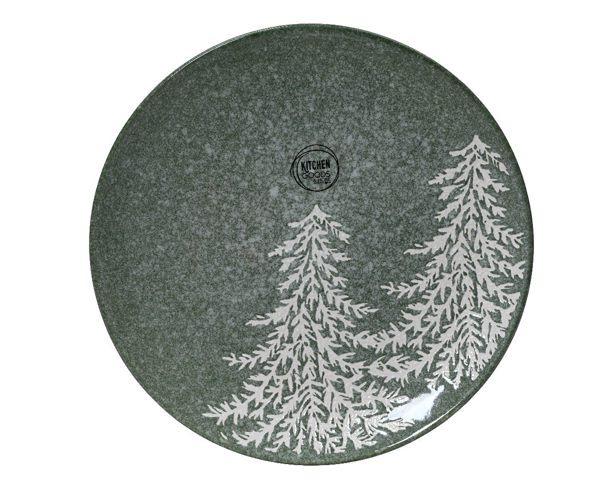 Glazed Christmas Tree Breakfast Plates