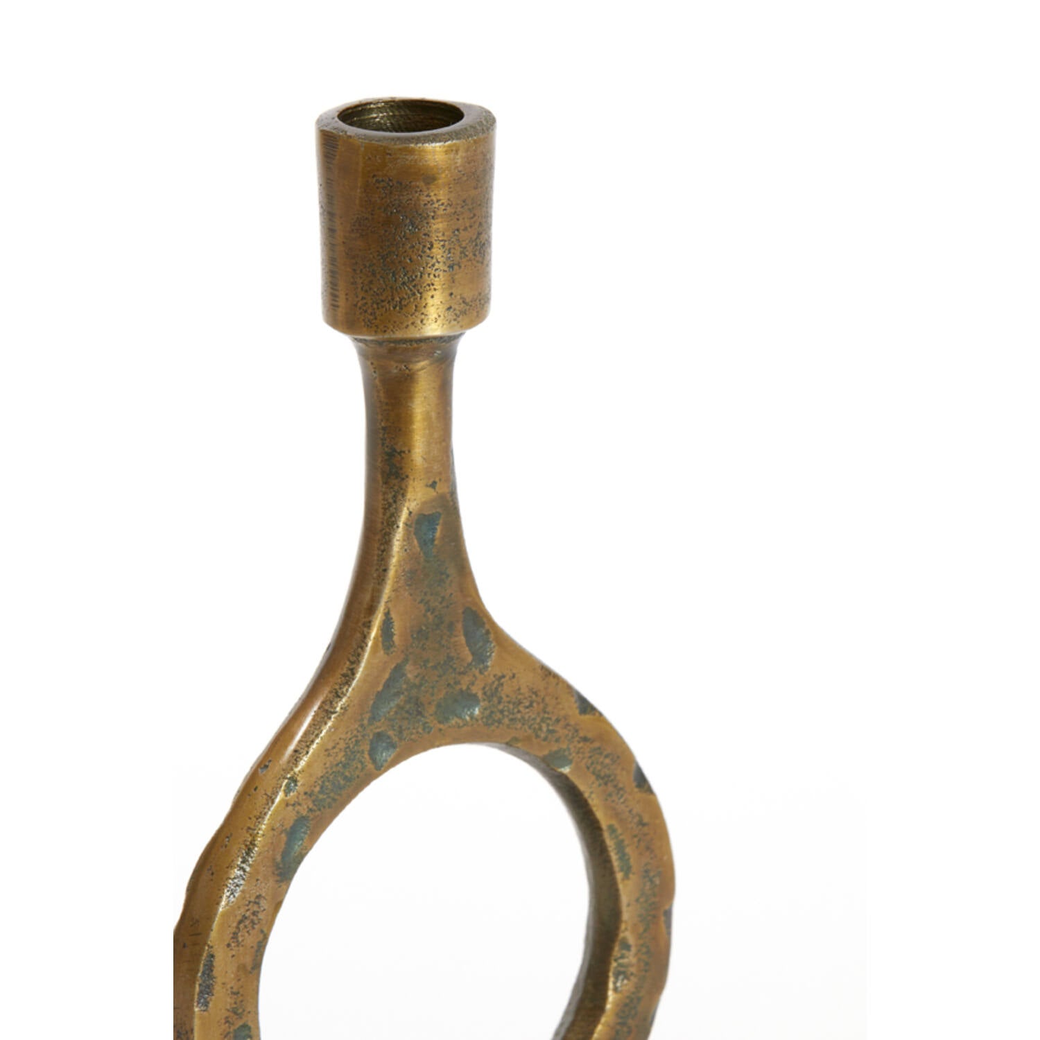 Lareda Antique Bronze Candle Holder