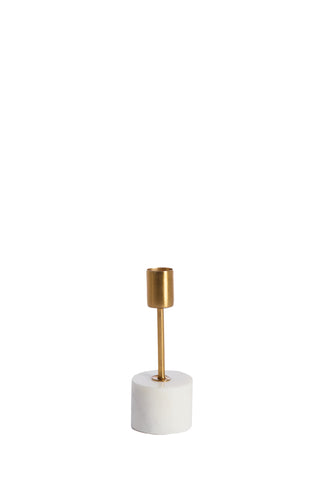 Pegu Marble Bronze Candle Stick Holder