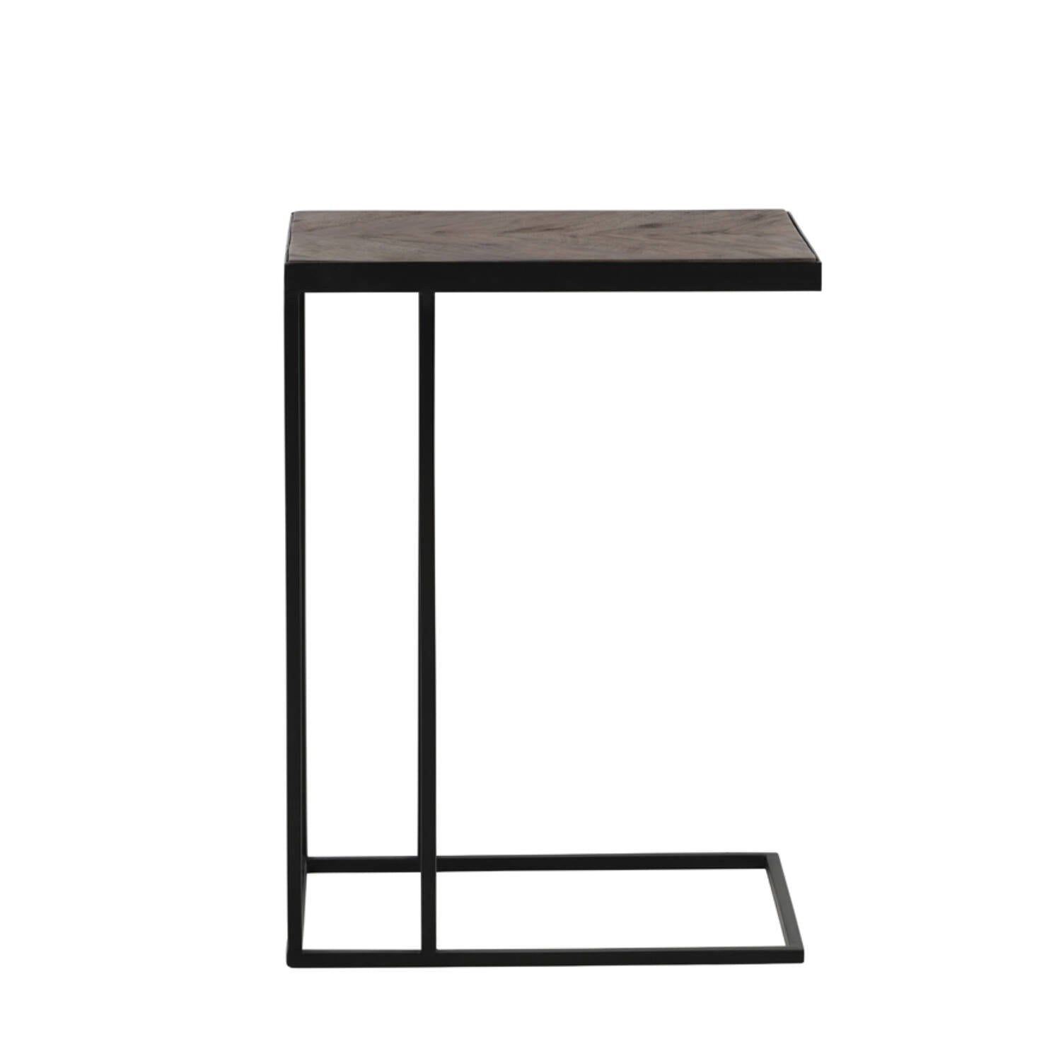 Chija Wooden Top Side Table