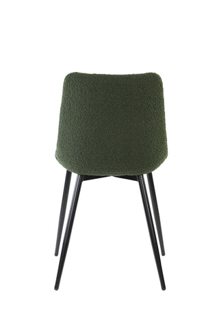 Katie Green Boucle Dining Chair