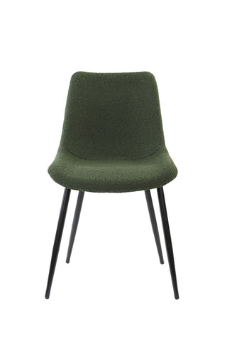 Katie Green Boucle Dining Chair