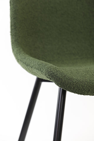 Katie Green Boucle Dining Chair