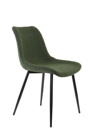 Katie Green Boucle Dining Chair