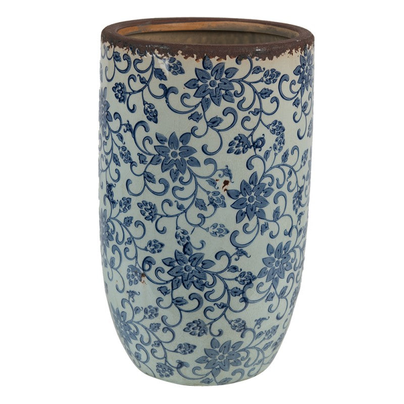 6ce1378-vase-o-16x25-cm-blue-brown-ceramic-round-decorative-vase