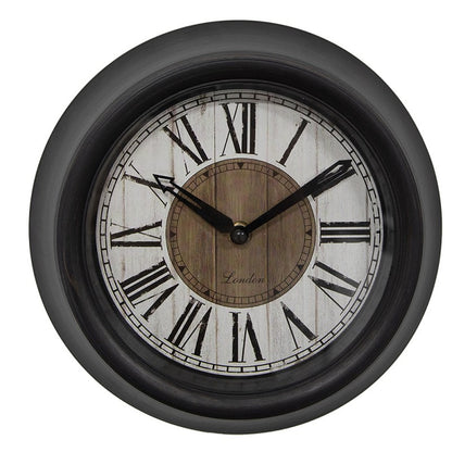 6kl0802-wall-clock-o-23x5-cm-brown-beige-plastic-glass-hanging-clock