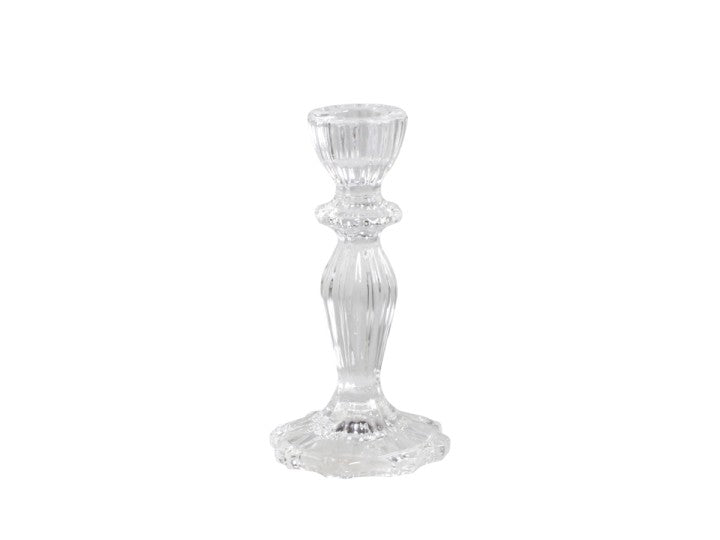 Glass Candle Stick Holder