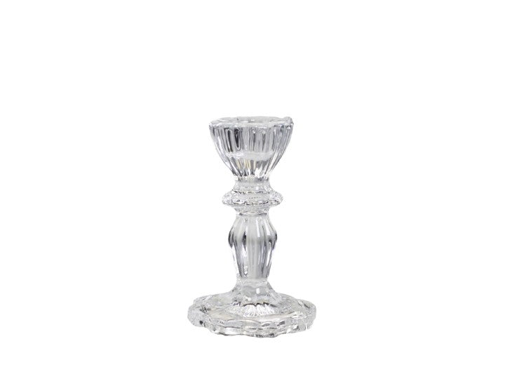 Glass Candle Stick Holder