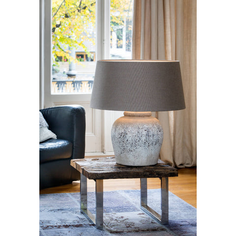 Edna Antique Grey Lamp Base