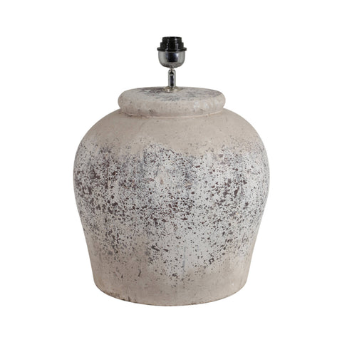 Edna Antique Grey Lamp Base