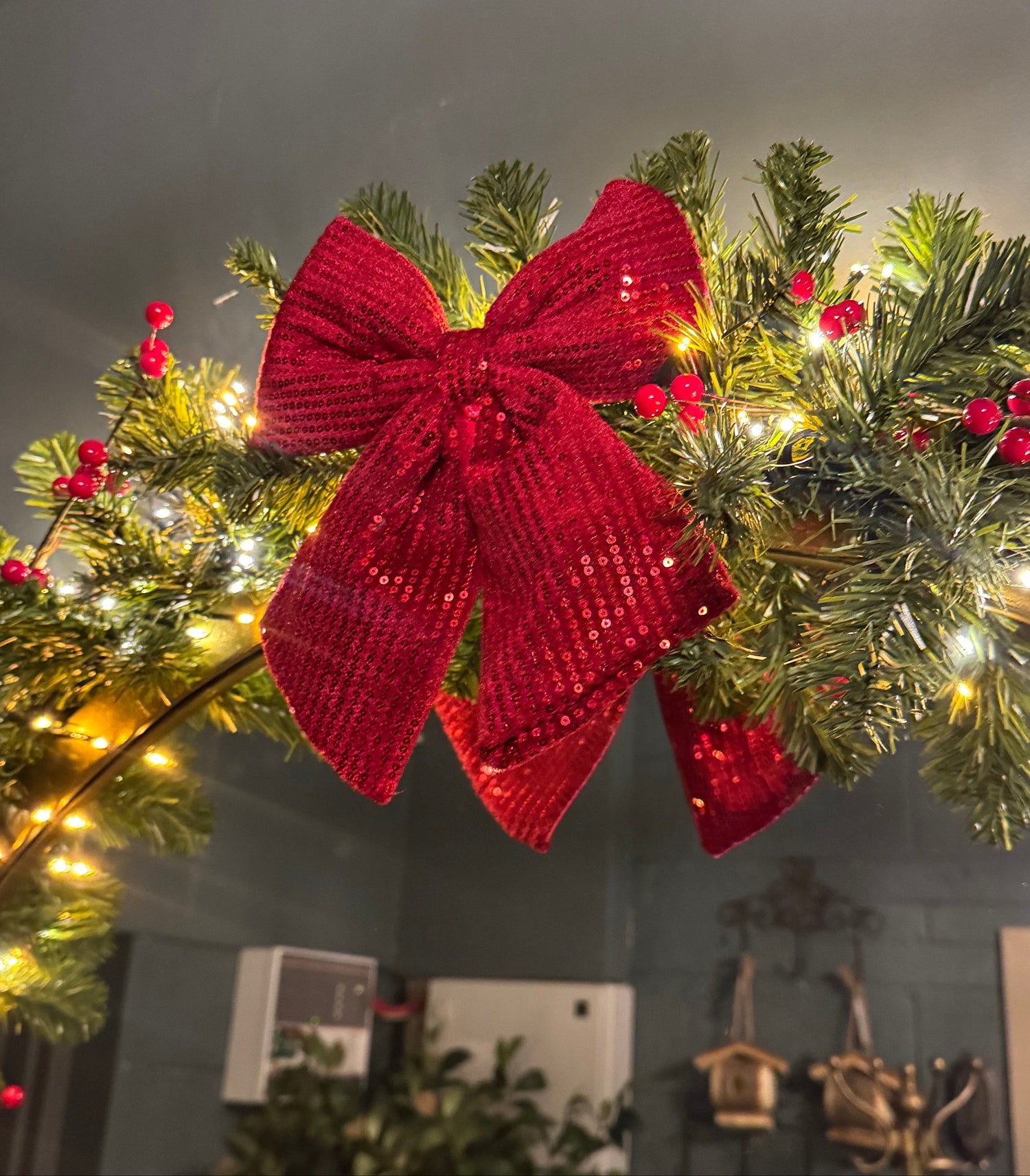 Red Berry Garland Package