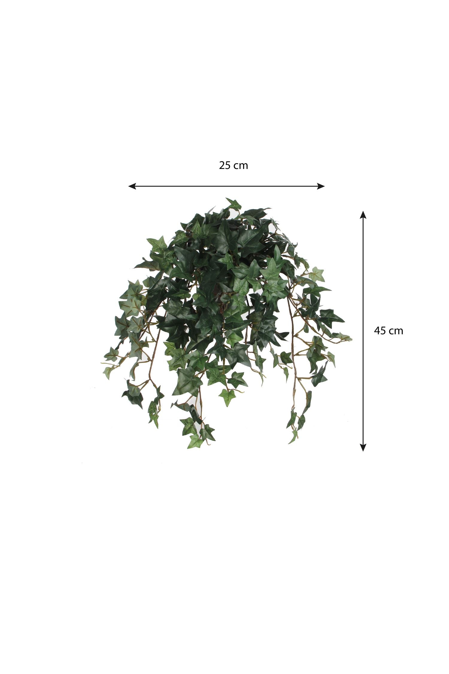 Artificial Ivy In Plant Pot - L45 x W25 x H25cm