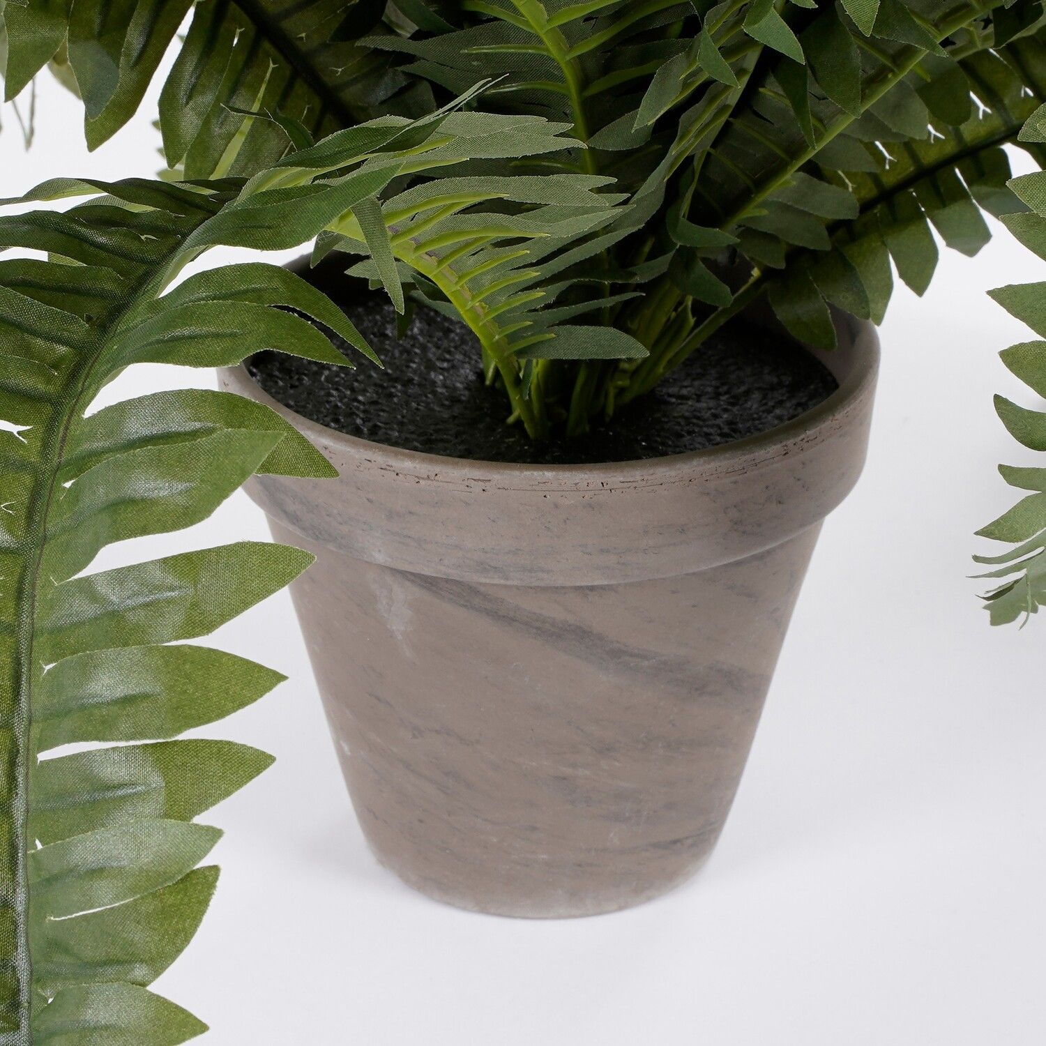 Boston Fern Artificial Plant in Plant Pot - H42 x Ø50