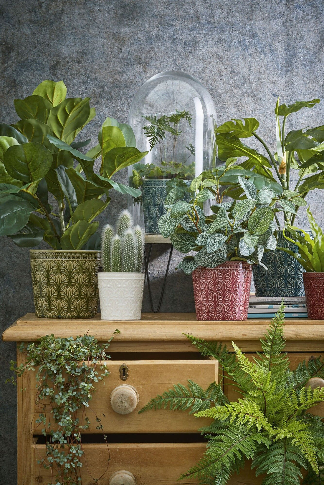 Artificial Fern in Pot - H40 x Ø60 cm