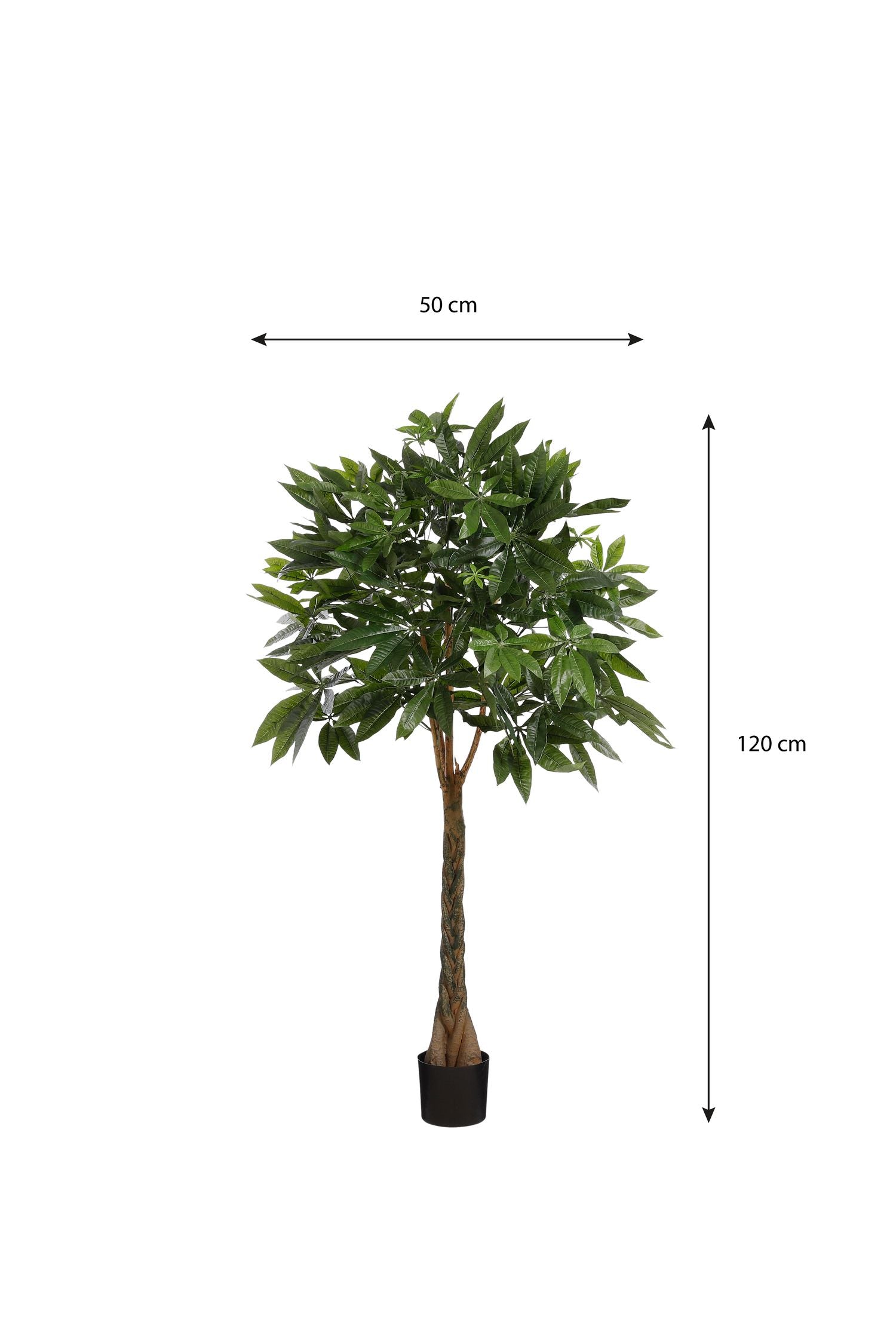 Artificial Pachira Tree H120 x ø50 cm
