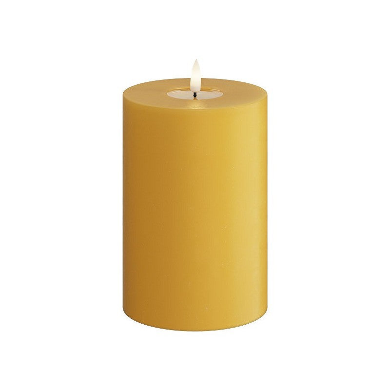 LED Candle 10 x 15cm - Curry