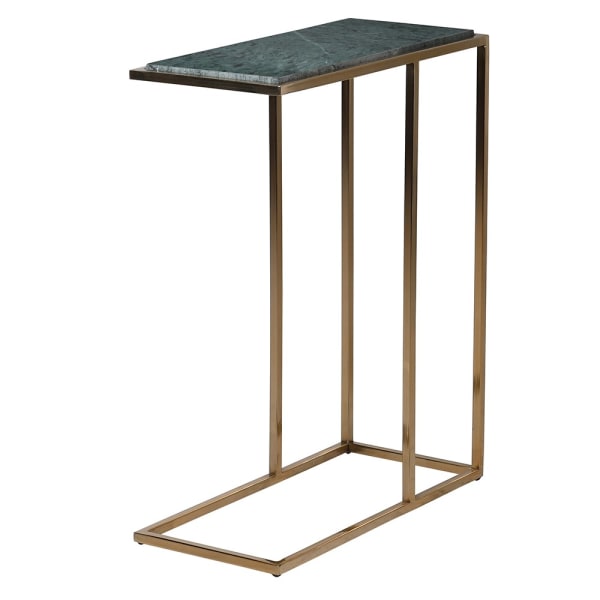 Green Stone Top Side Table