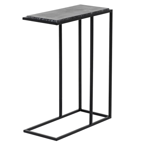 Bellvue Black Marble Side Table