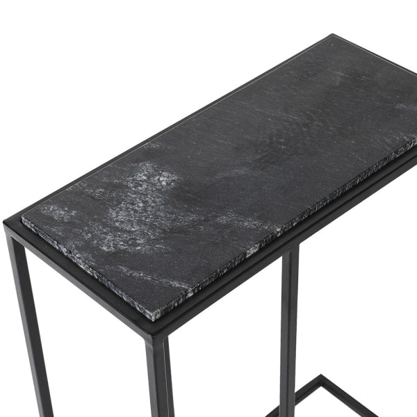 Bellvue Black Marble Side Table