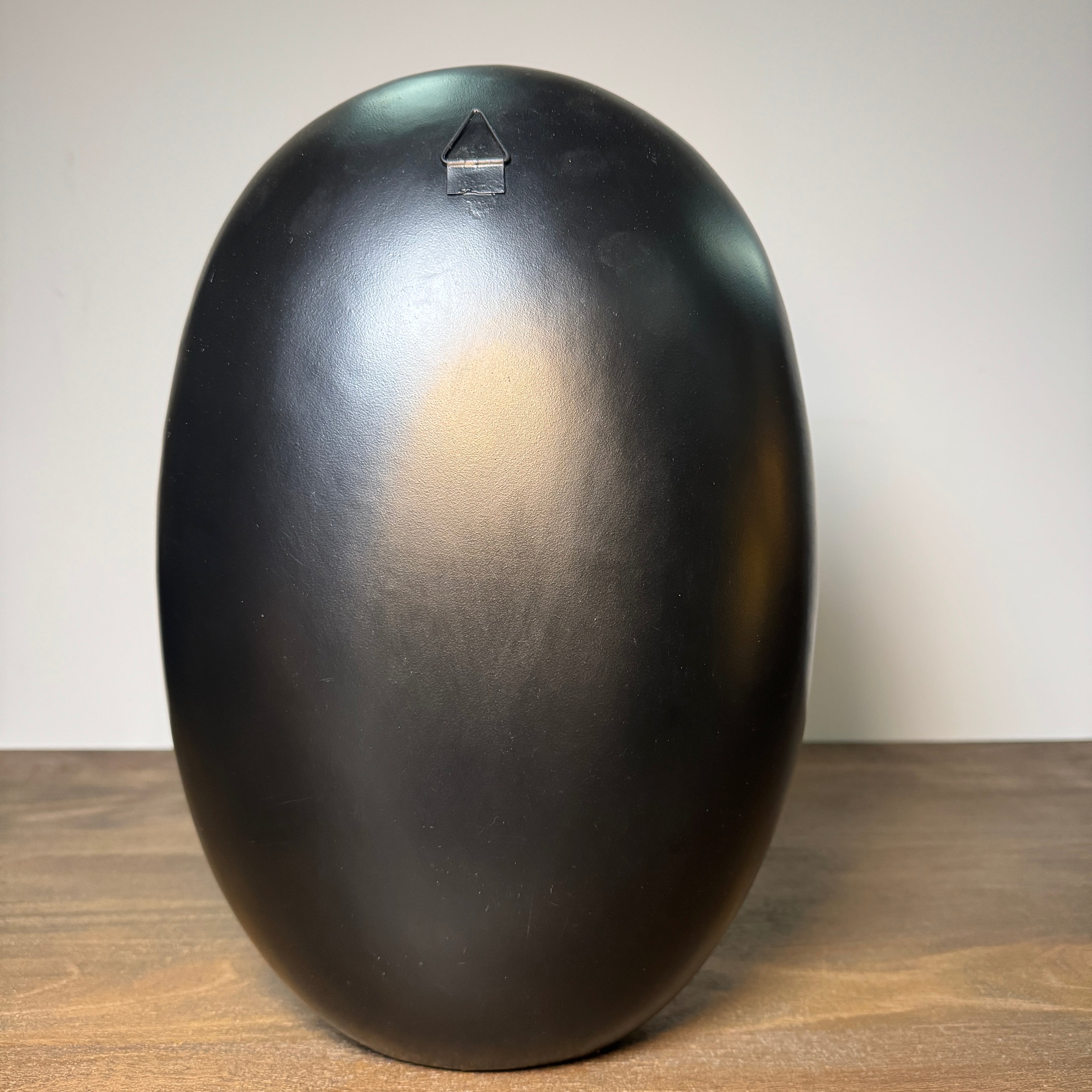 Black &amp; Gold Oval Candle Holder - 38cm