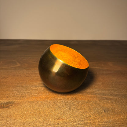 Amara Green &amp; Gold Candle Holder