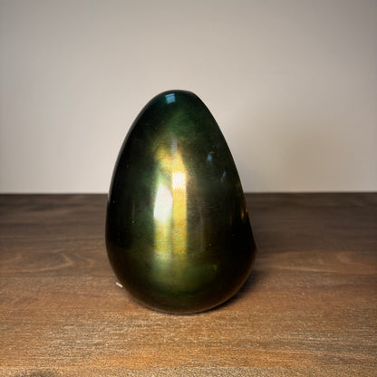Akari Green &amp; Gold Candle Holder
