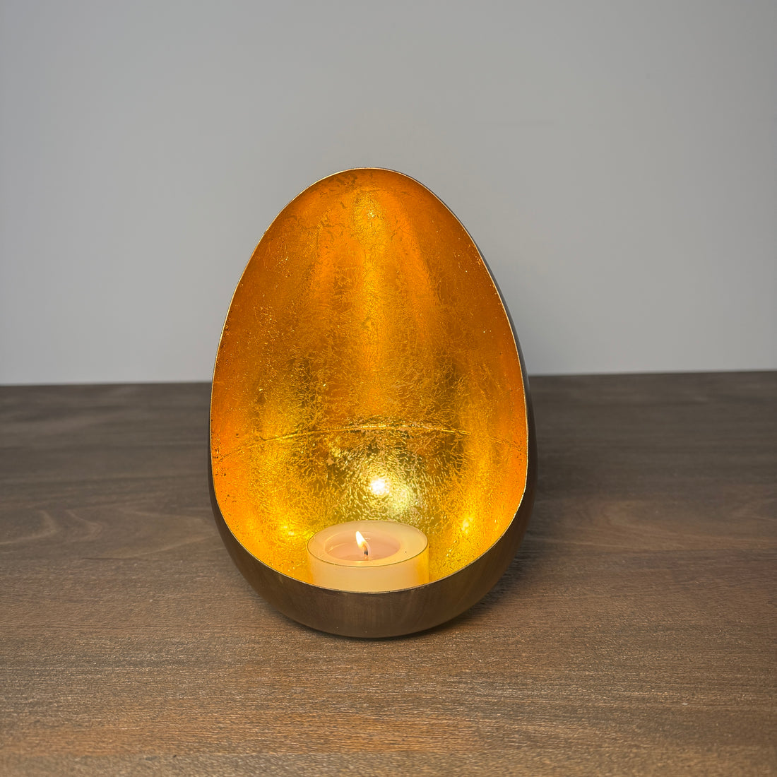 Akari Bronze &amp; Gold Candle Holder