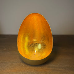 Akari Soft Gold & Gold Candle Holder