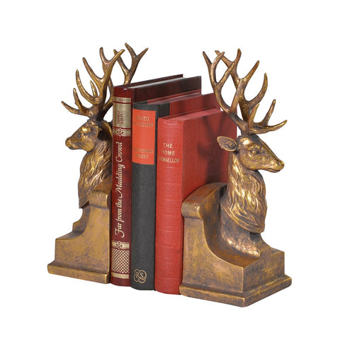 Stag Bookends