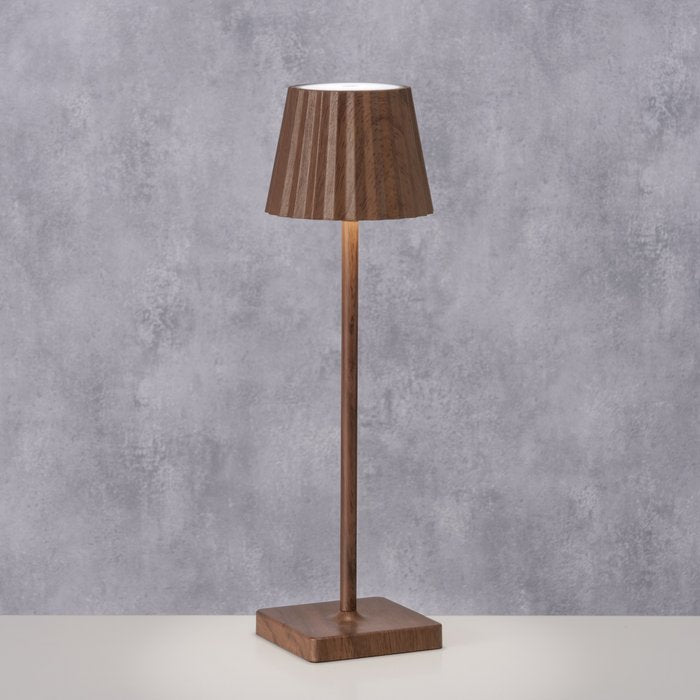 LED Table Lamp with Wood Effect