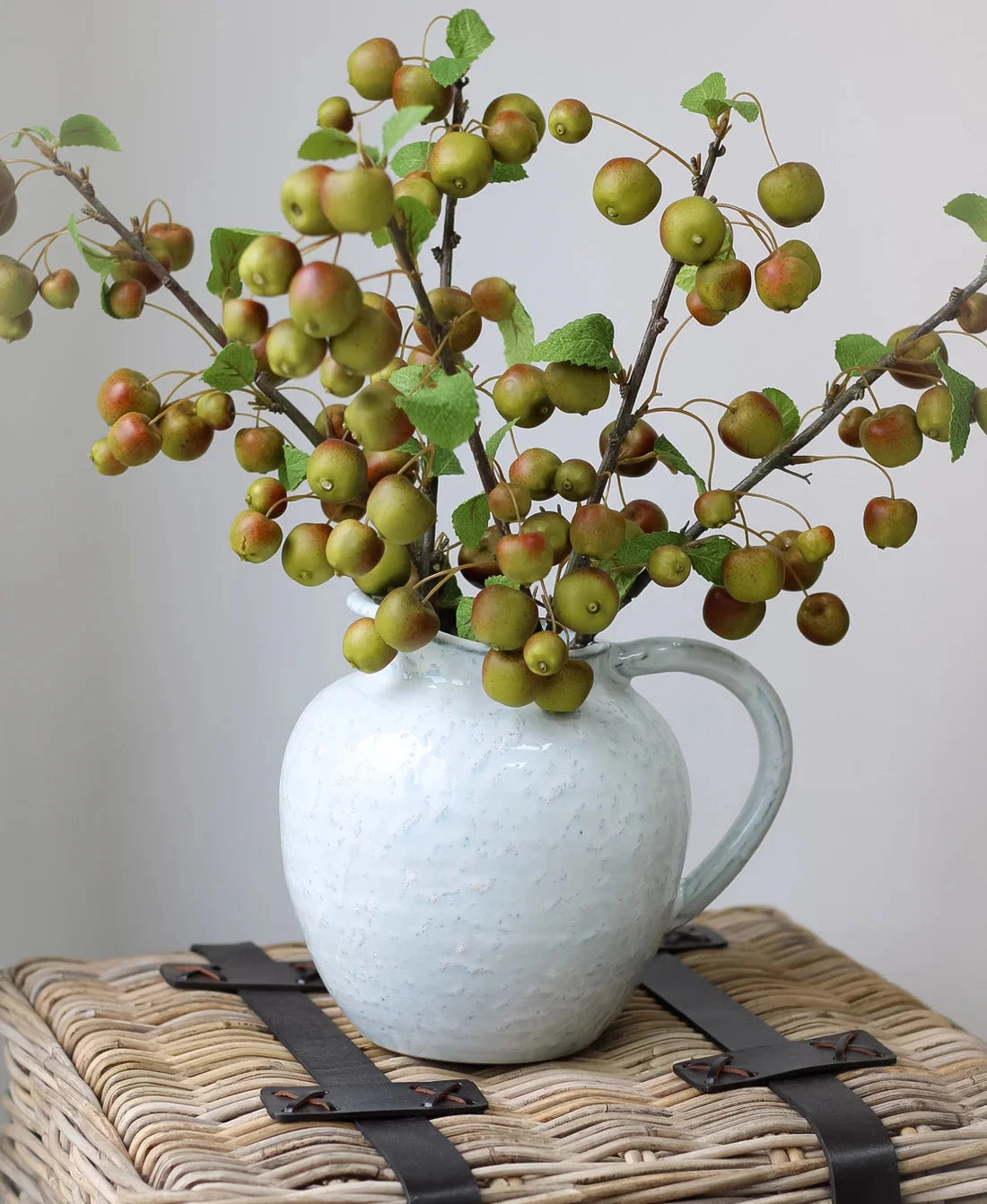 Crab Apple Spray with Leaves