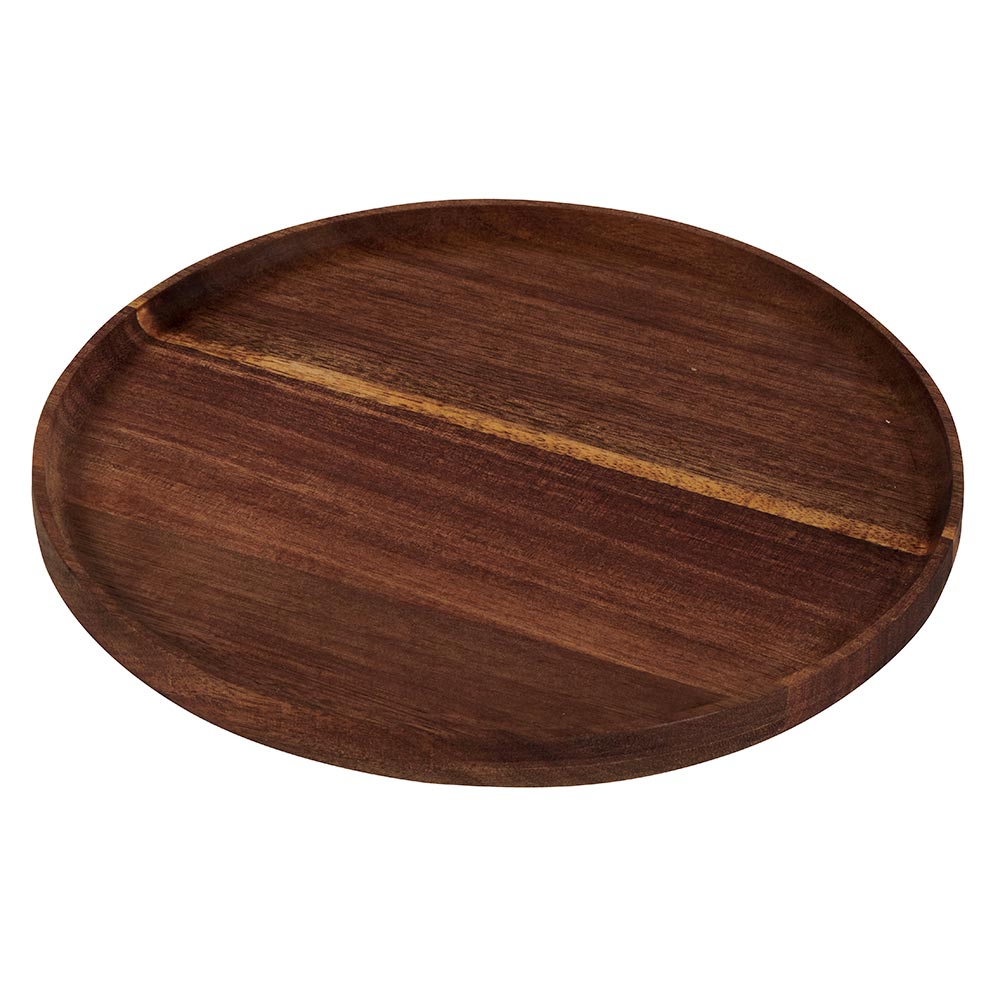 Round Acacia Top Tray