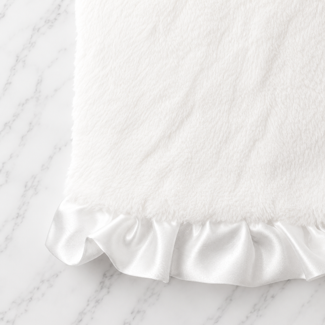 White Soft Baby Christening Wrap