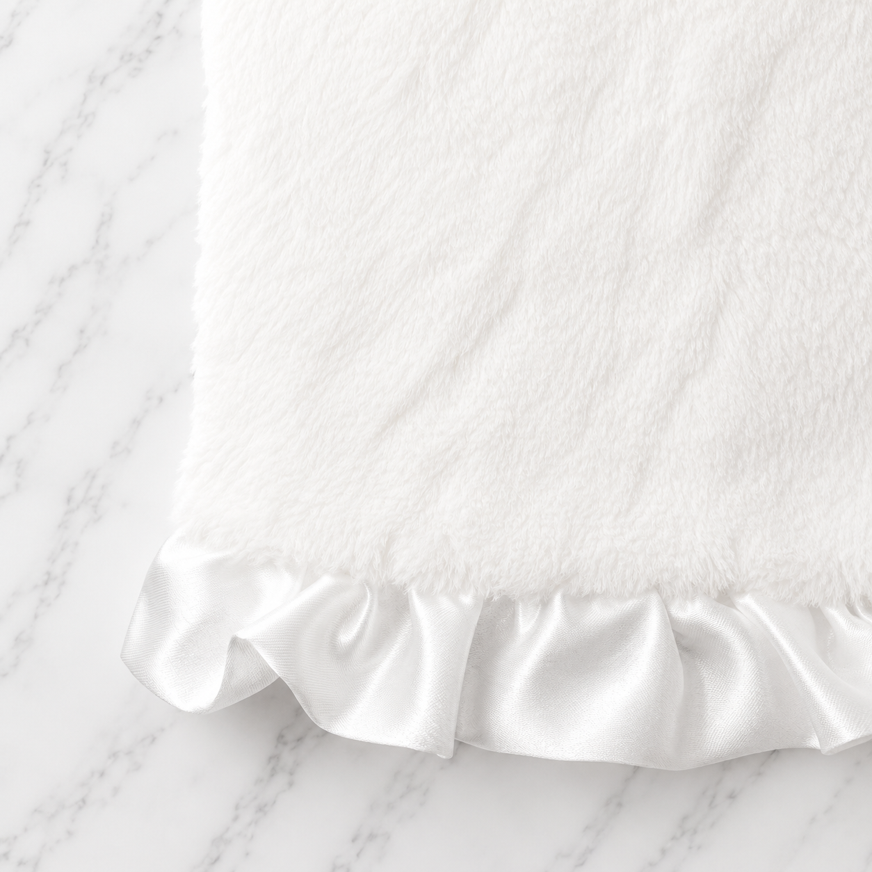 White Soft Baby Christening Wrap