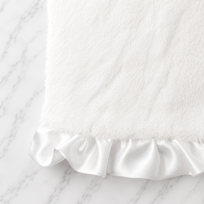 White Soft Baby Christening Wrap