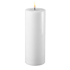 LED Candle 7.5 x 20cm - White