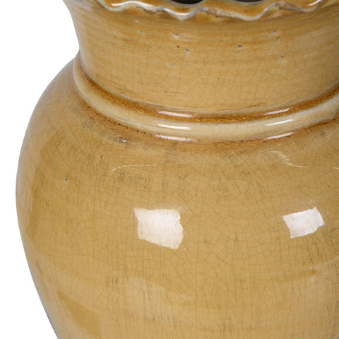 Ochre Terracotta Vase