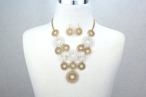 Filigree Lace Effect Necklace