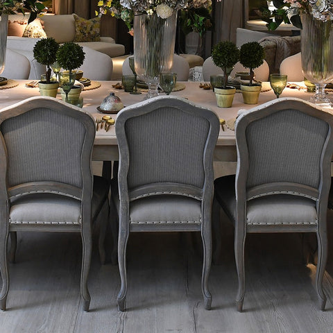 Antique Grey Dining Chair