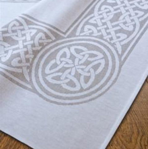 Colmcille Fine Irish Natural Linen Tablecloth