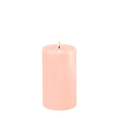 LED Candle 7.5 x 12.5 cm - Light Pink