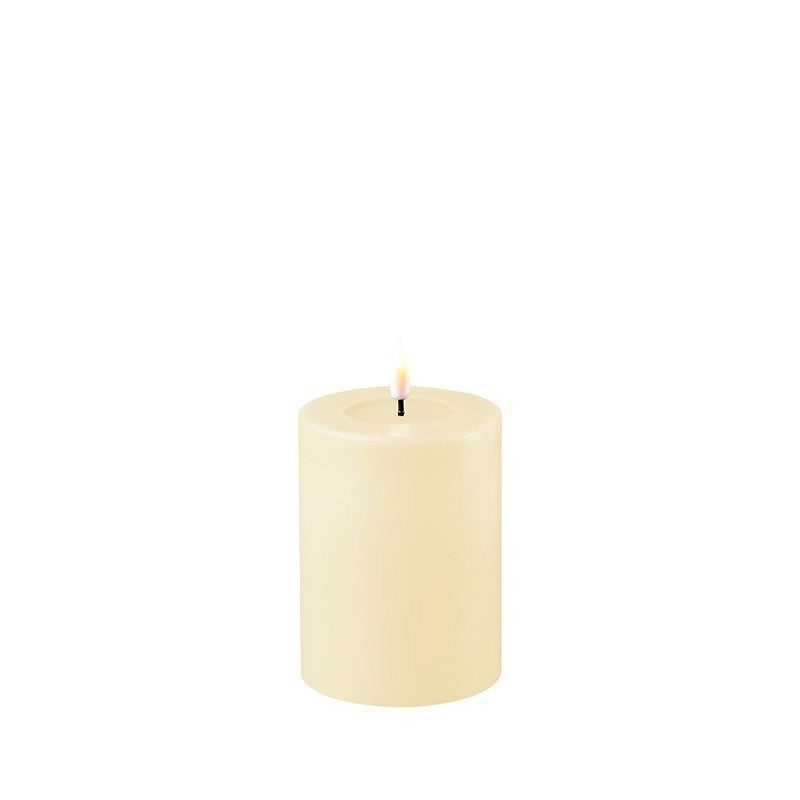 LED Candle 7.5 x 10cm - Cream