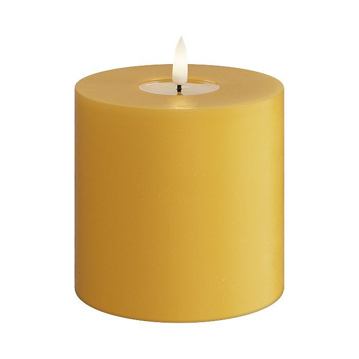 LED Candle 10 x 10cm - Curry