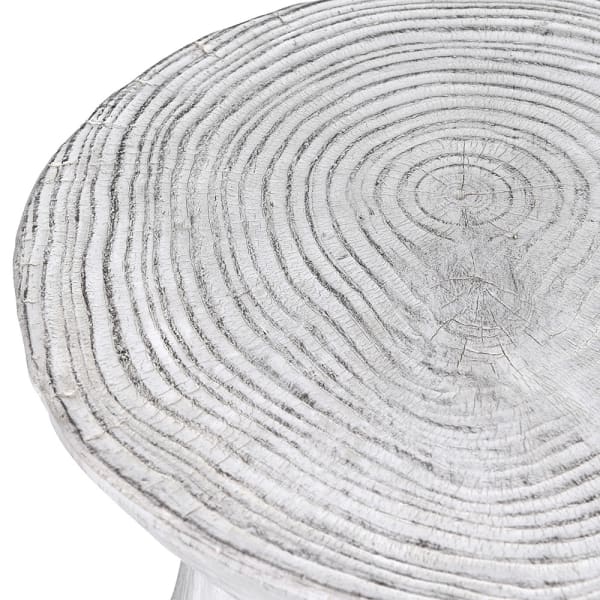 Eco White Wooden Side Table